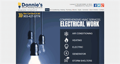 Desktop Screenshot of calldonnies.com