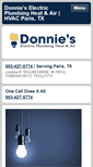 Mobile Screenshot of calldonnies.com